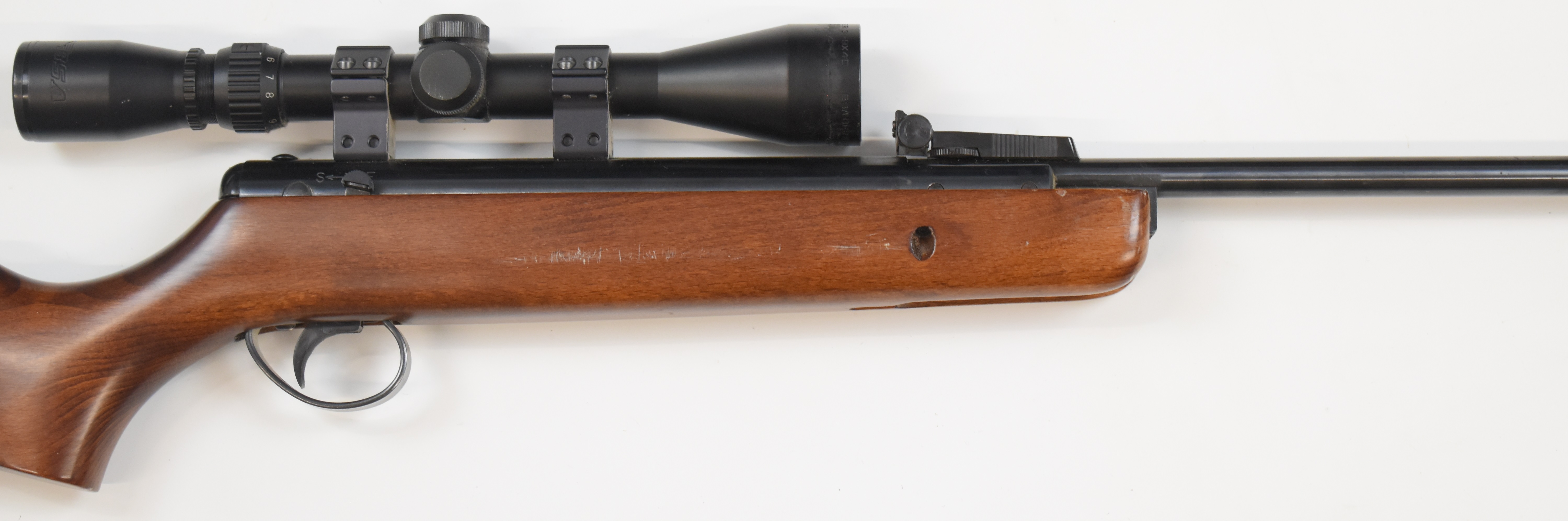 BSA Supersport .22 air rifle with semi-pistol grip, raised cheek piece, adjustable trigger and BSA - Image 4 of 9