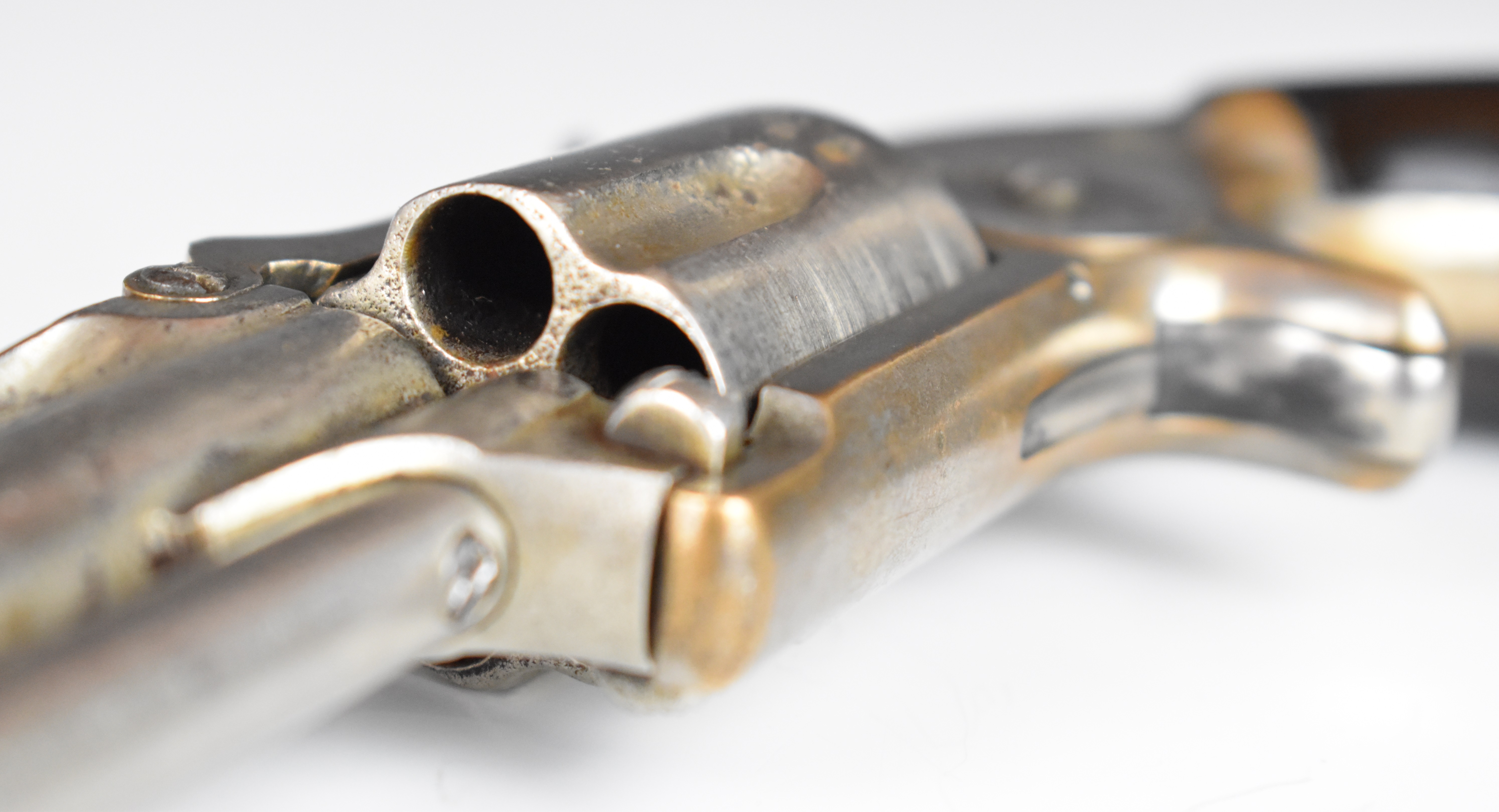 J M Marlin No 82 Standard .32 rimfire five-shot single-action revolver with nickel plated frame, - Image 10 of 13