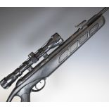 Kral IN-06 S .22 air rifle with composite stock, textured semi-pistol grip, adjustable cheek piece