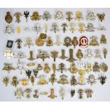 Collection of approximately 70 British Cavalry Regiment badges including 11th Hussars, Light
