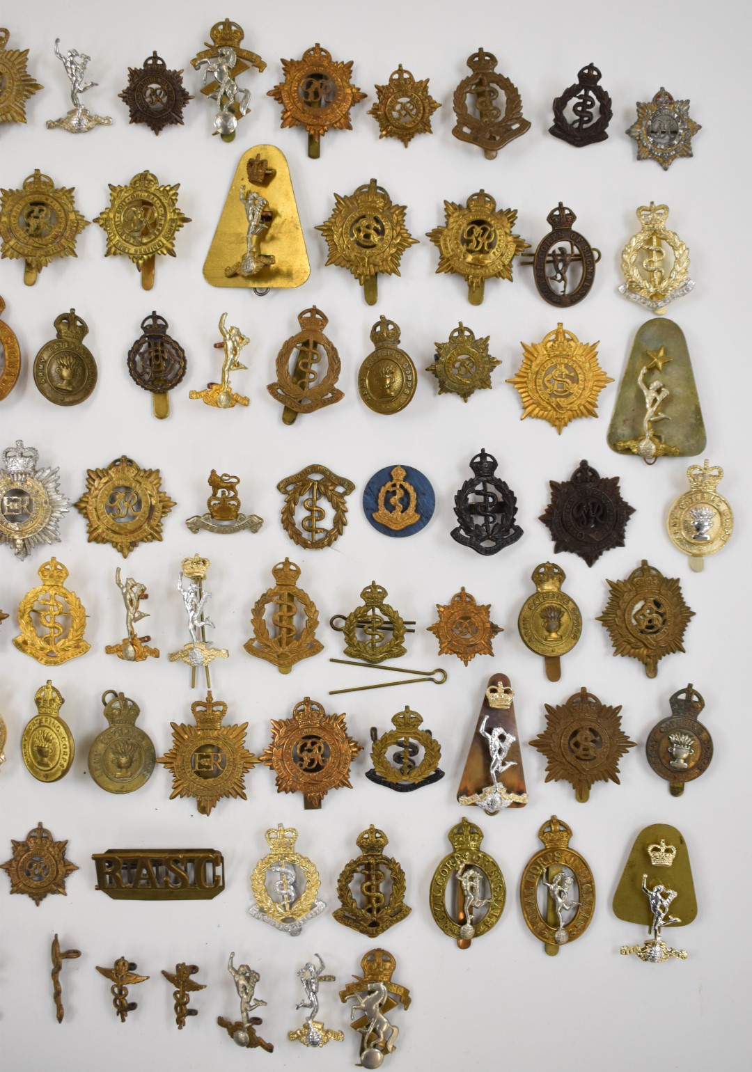 Collection of approximately 80 cap badges for the Army Service Corps, Royal Army Medical Corps and - Image 3 of 3