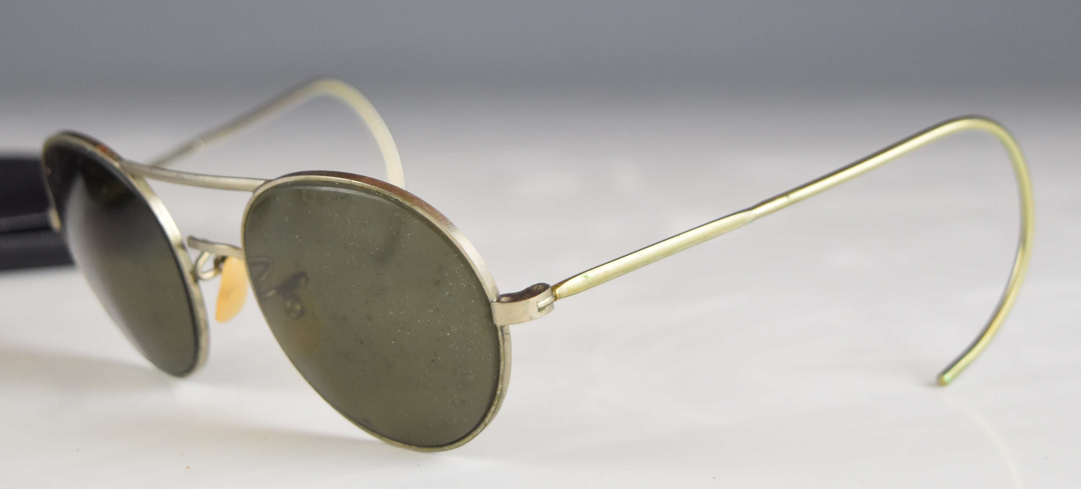 Royal Air Force pair of aviator's sunglasses in case, size medium, together with a cased pair of - Image 2 of 4