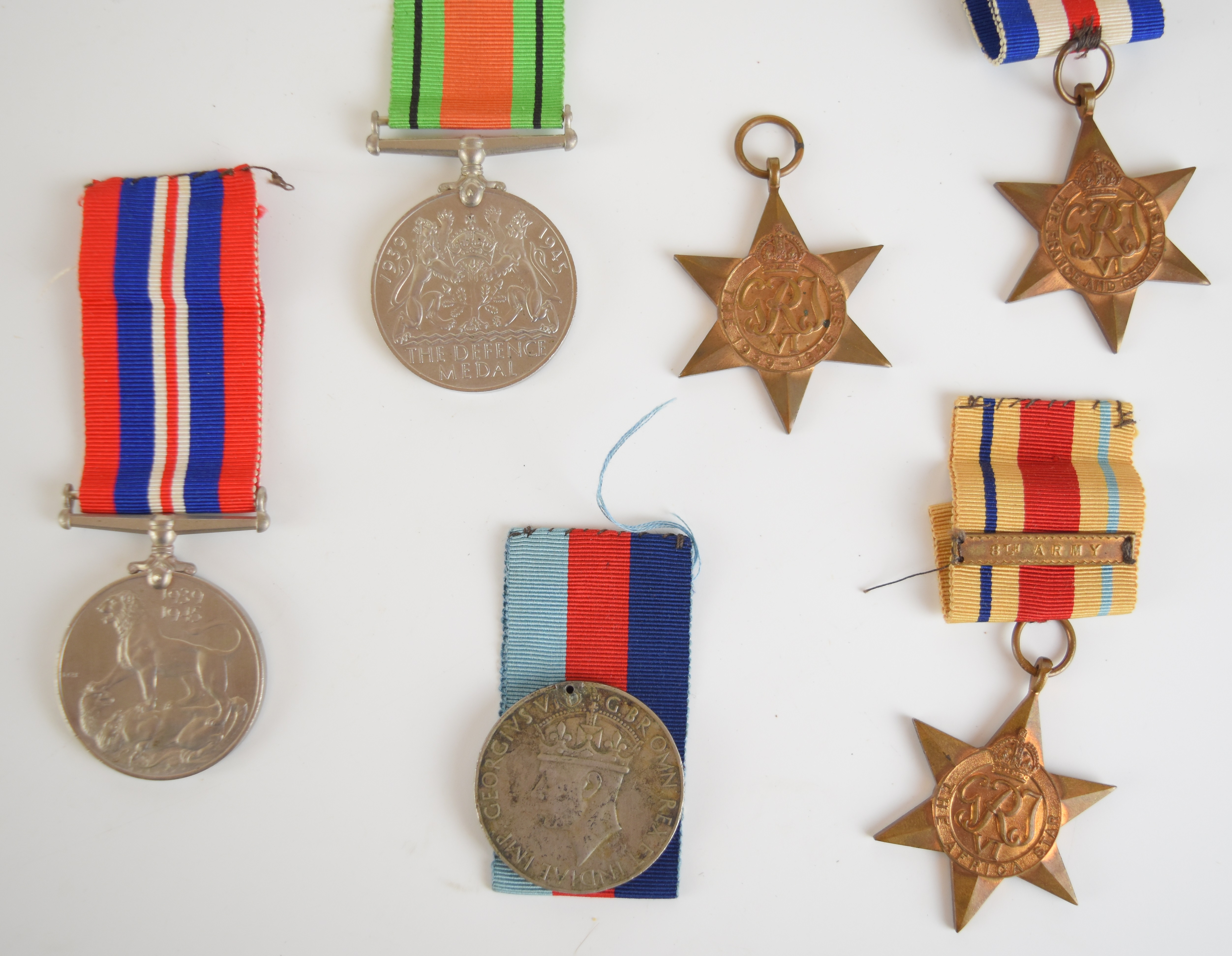 British Army WW2 medal group of five comprising 1939/1945 Star, France & Germany Star, Africa Star - Image 4 of 5