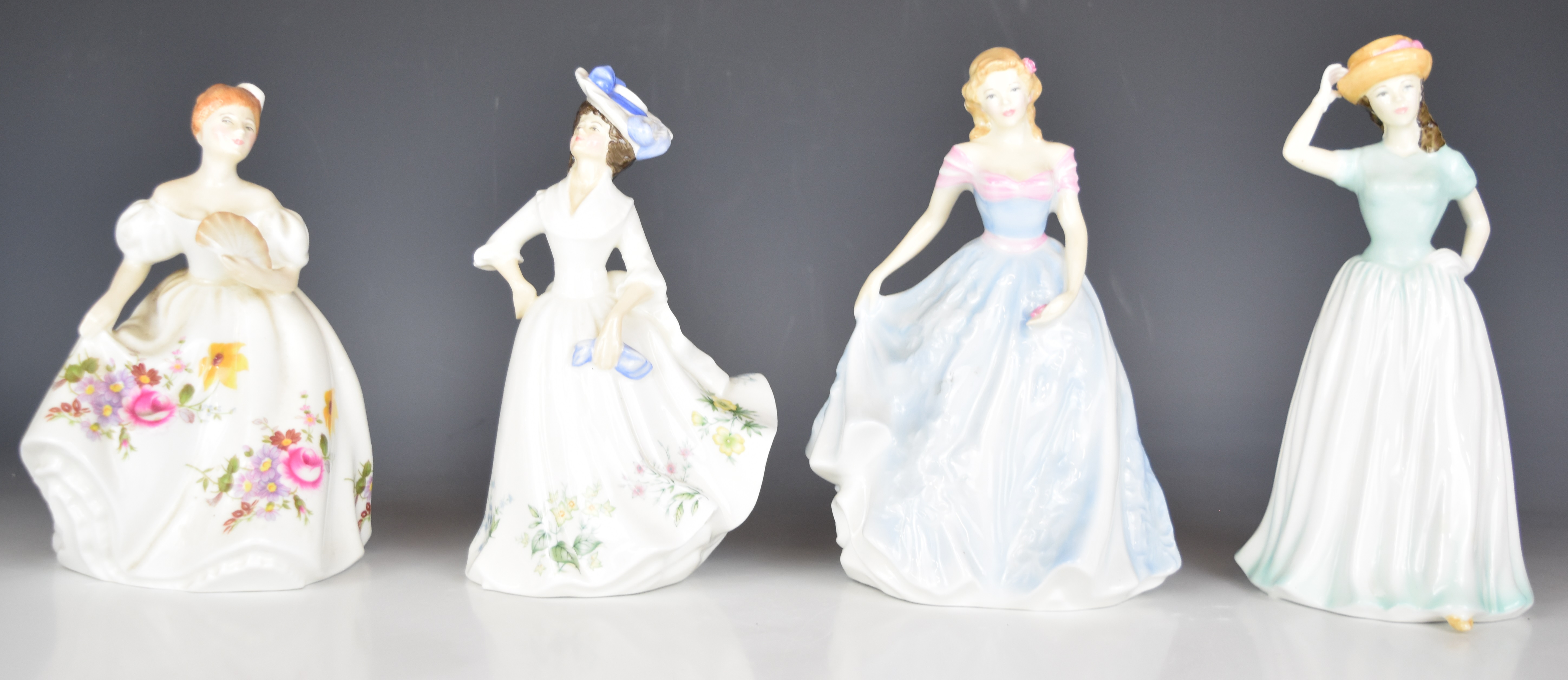 Ten Royal Doulton figurines including Country Rose, Marilyn, Adele, Faith etc, tallest 25cm - Image 6 of 14