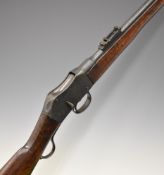 BSA Martini-Henry .303 underlever Cavalry carbine rifle with lock stamped 'BSA & M Co 1883',