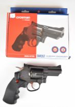 Crosman SNR 357 .177 CO2 air pistol / revolver with textured grips and adjustable sights, serial