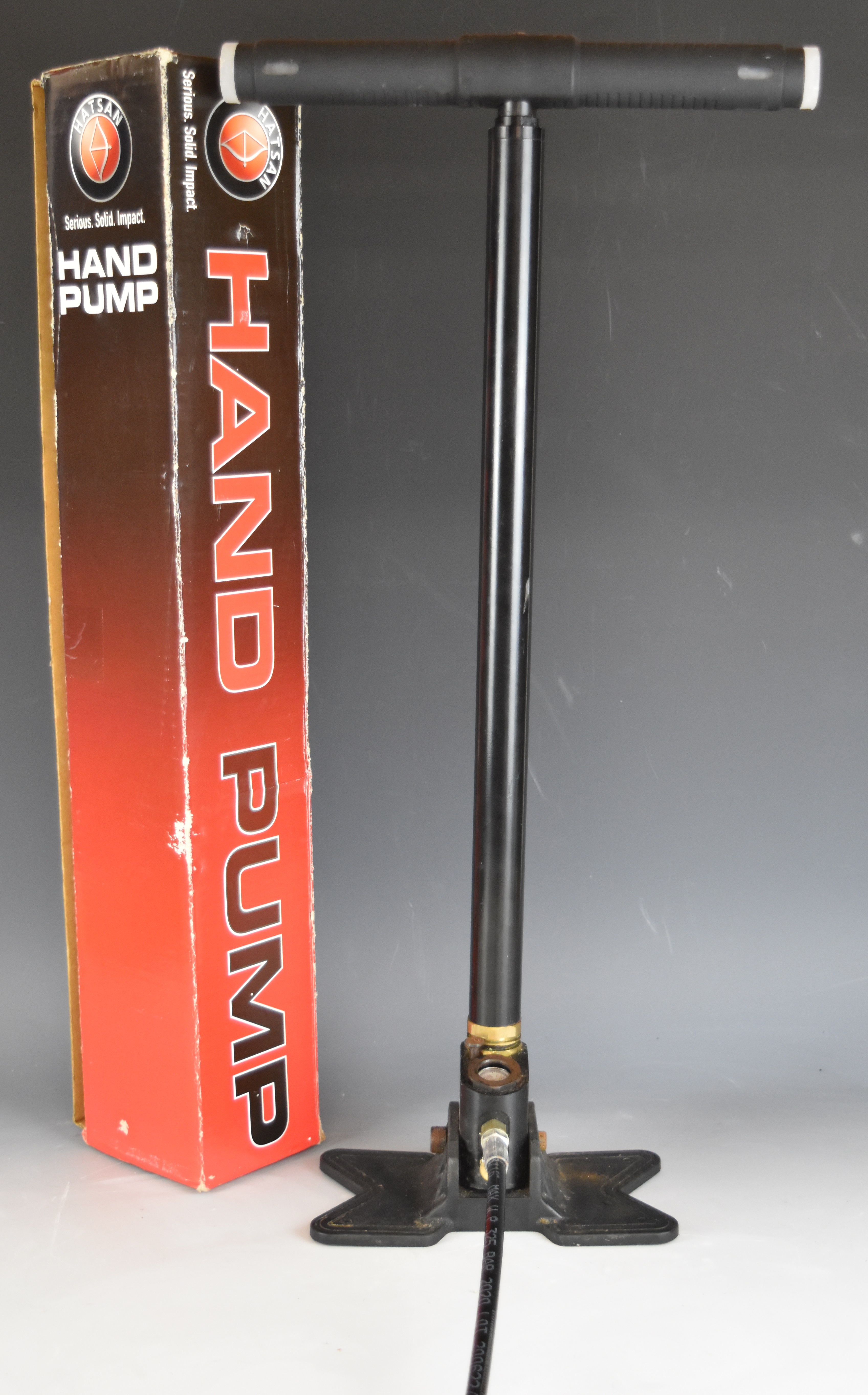 Hatsan PCP air rifle or pistol pump, in original box.