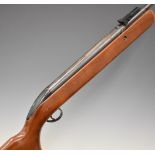 BSA Airsporter Mk1 .22 under-lever air rifle with semi pistol grip and adjustable sights, serial