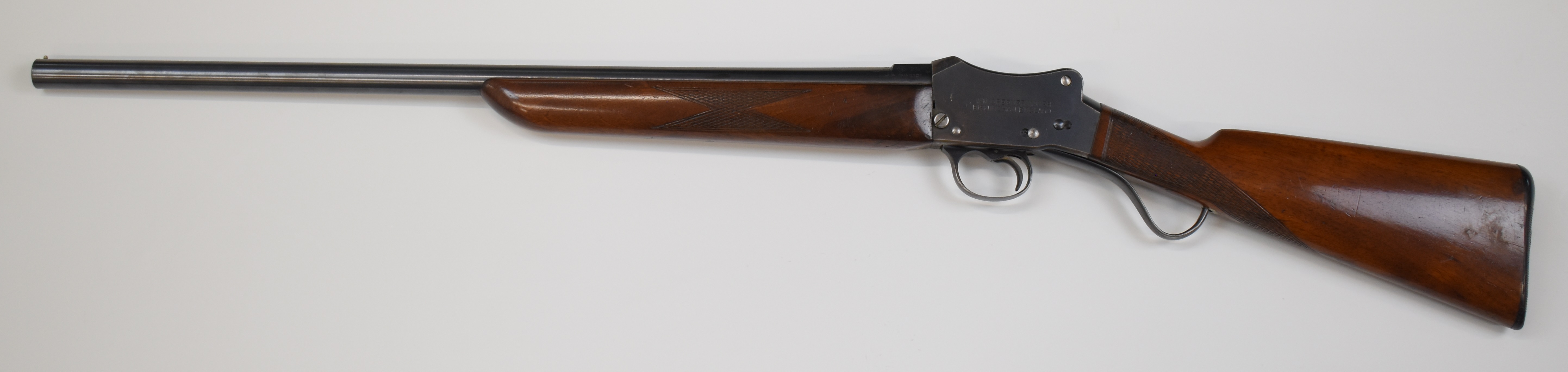 W W Greener Greener's GP Gun Martini underlever action 12 bore single barrelled shotgun with named - Image 7 of 11