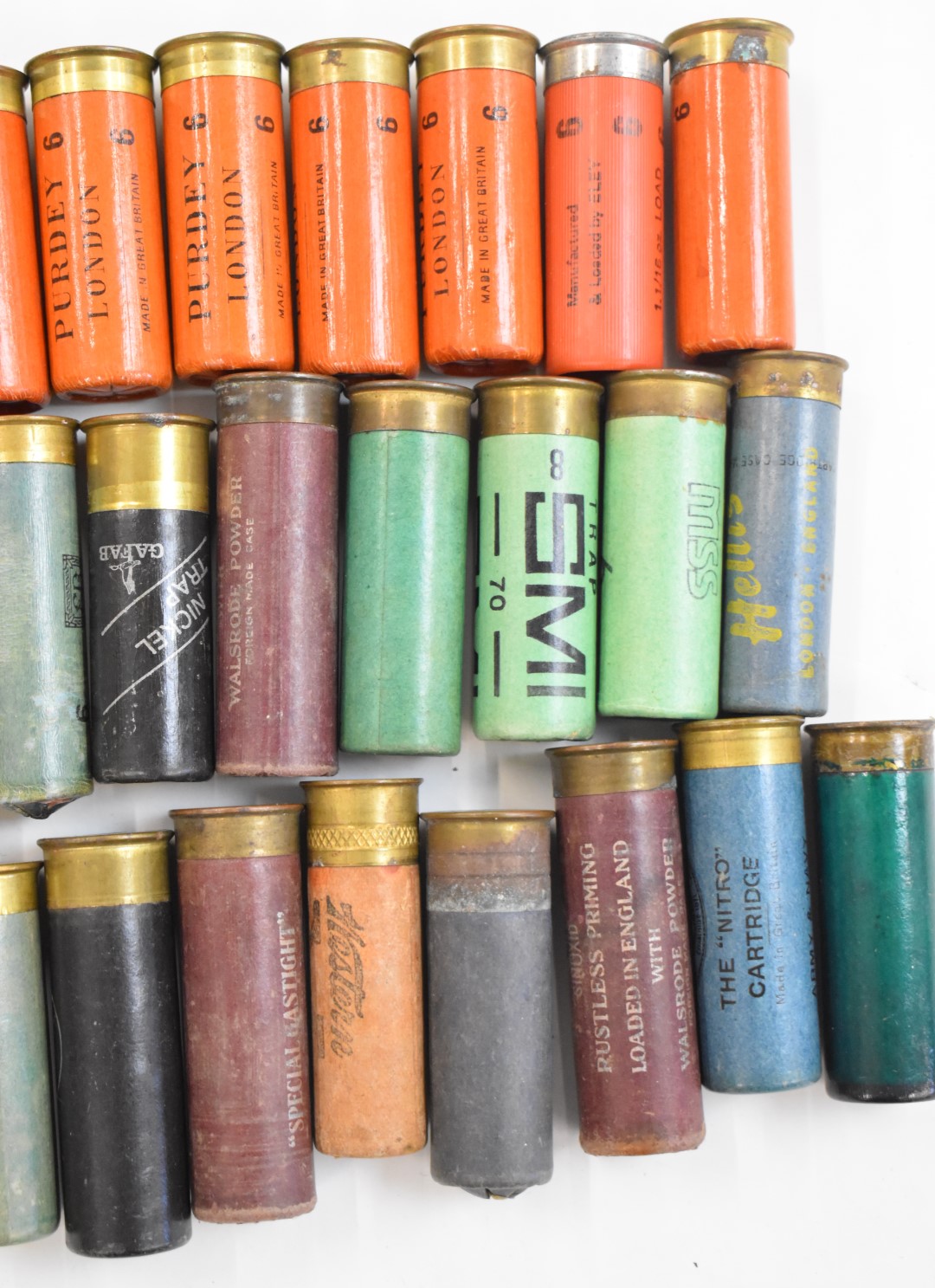 Forty-two collector's shotgun cartridges including Purdey, SMI, Nike etc. PLEASE NOTE THAT A VALID - Bild 3 aus 3