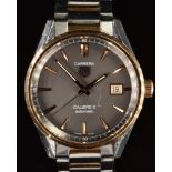 Tag Heuer Carrera gentleman's automatic wristwatch ref. WAR215E-2 with date aperture, luminous