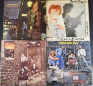 Seventy five Prog Rock and Rock LPs including The Who Meaty Beaty Big and Bouncy and Who Are You,