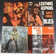 Fifty one Blues, Jazz and Folk LPs including Koko Taylor, Poppie Nonegena, Martha Velez - Fiends &