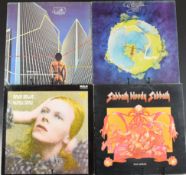 Twelve Heavy Rock and Prog Rock LPs comprising Black Sabbath Sabbath Bloody Sabbath with lyric