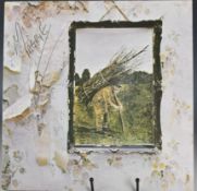 Led Zeppelin - untitled (Atlantic 2401012) red / plum label, gatefold, Misty Mountain Hop misspelt