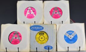 Twenty one mostly 1960s UK demo singles on MGM, UA, London, Deram, Decca, Mountain and EMI including