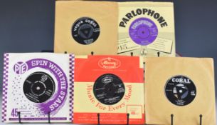Approximately 300 near archive quality 1950s - 1960s Rock n Roll, Doo Wop and Pop records, including