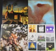 Pink Floyd - Seven Prog Rock LPs comprising Obscured By Clouds first press A1/B2 with pinched