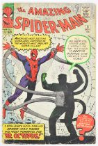 The Amazing Spider-Man #3 by Marvel Comics (1963), origin and 1st appearance of Doctor Octopus (Otto