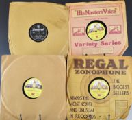 Nine broadcast 78s in original broadcast box comprising three Disney Snow White and Disney / Peggy
