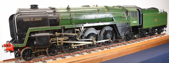 John Adams of Poole exhibition standard 5 inch gauge Britannia class 4-6-2 live steam locomotive and