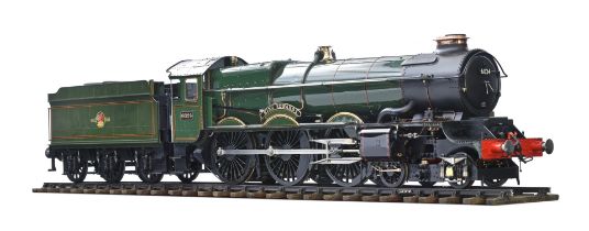 Exhibition standard 7¼ inch gauge 1.5 inch to the foot live steam 4-6-0 British Railways, ex GWR