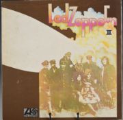 Led Zeppelin - Led Zeppelin II Atlantic red / plum stereo, record and cover appears VG to VG+