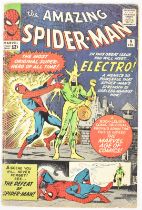 The Amazing Spider-Man #9 by Marvel Comics (1964), origin and 1st appearance of Electro (Max