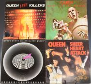 Queen - Seventeen LPs including Sheer Heart Attack, Jazz, News Of The World, Live Killers, Live