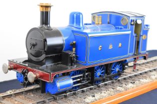 Prize winning exhibition standard 3½ inch gauge Caledonian Railway live steam 0-6-0 model railway