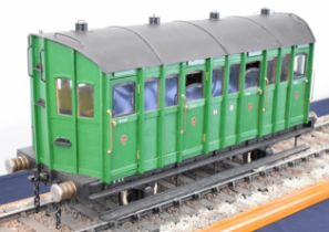 Prize winning exhibition standard 3½ inch gauge model Highland Railway first class passenger