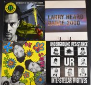 Eight House / Techno, Drum & Bass and Hip Hop LPs comprising Underground Resistance Interstellar