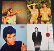 Seventy Rock and Pop LPs including seven Brian Ferry / Roxy Music, two The Pretenders, Peter