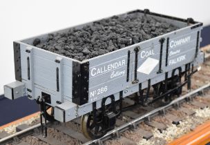 Prize winning exhibition standard 3½ inch gauge Callendar Coal Company, Falkirk open model railway