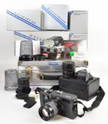 Hasselblad X-pan 35mm rangefinder panoramic camera outfit, serial number 11SV24409, with