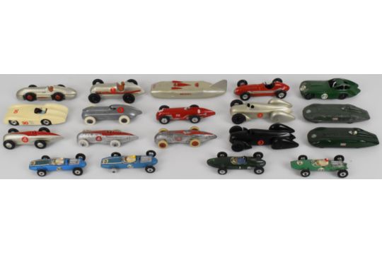 Nineteen vintage Dinky Toys diecast model racing and landspeed record cars to include Thunderbolt, - Image 2 of 3