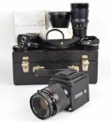 Hasselblad 500C/M medium format camera outfit, serial number RV1255031, circa 1981, with Carl
