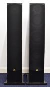 A pair of Monitor Audio Gold 60 floor standing speakers, 110x20x33cm, 101023, made in England