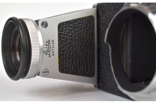 Leitz Visoflex II to suit Leica M camera, with OTXBO magnifier, OTZFO and OTRPO adaptors and Leitz - Image 8 of 13