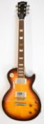 Gibson Les Paul Standard electric guitar in tobacco or honey sunburst finish, 2009, serial number