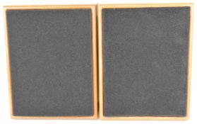 Pair of Linn Sara (Isobarik Loudspeaker System) speakers, serial No. 019601/02, H43 x W34 x D25cm
