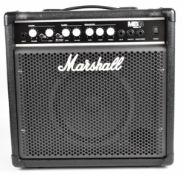Marshall MB B Series 15 watt combo 2 channel bass amplifier, in original box with power cable