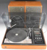 Goldring Lenco Gl-78 turntable, Dynatron HFC 57 amp and a pair of LS 1428 speakers