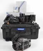 Hasselblad 503CW medium format camera outfit, serial number 19ET11052, circa 1996, with Carl Zeiss