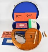 L Lothar Gartner lyre harp, serial number 5816, 1973, in original fitted case