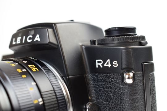 Leica R4s 35mm shop display SLR camera, serial number removed, with Leitz Summicron-R 1:2/50 lens, - Image 9 of 11