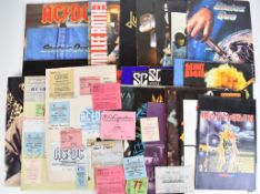 Thirty-one 1980s Heavy Metal / Hard Rock tour programmes to include Iron Maiden, Ozzy Osbourne,