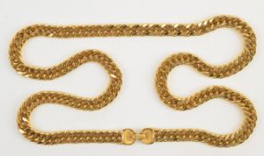 Monet curb link necklace, 143g, 74cm
