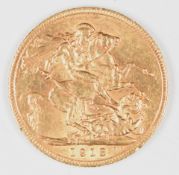 1913 George V gold full sovereign