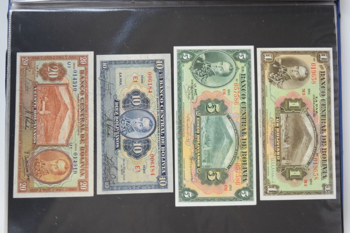 Collection of approximately 180 banknotes from South America, Central America and the Caribbean in - Image 35 of 60